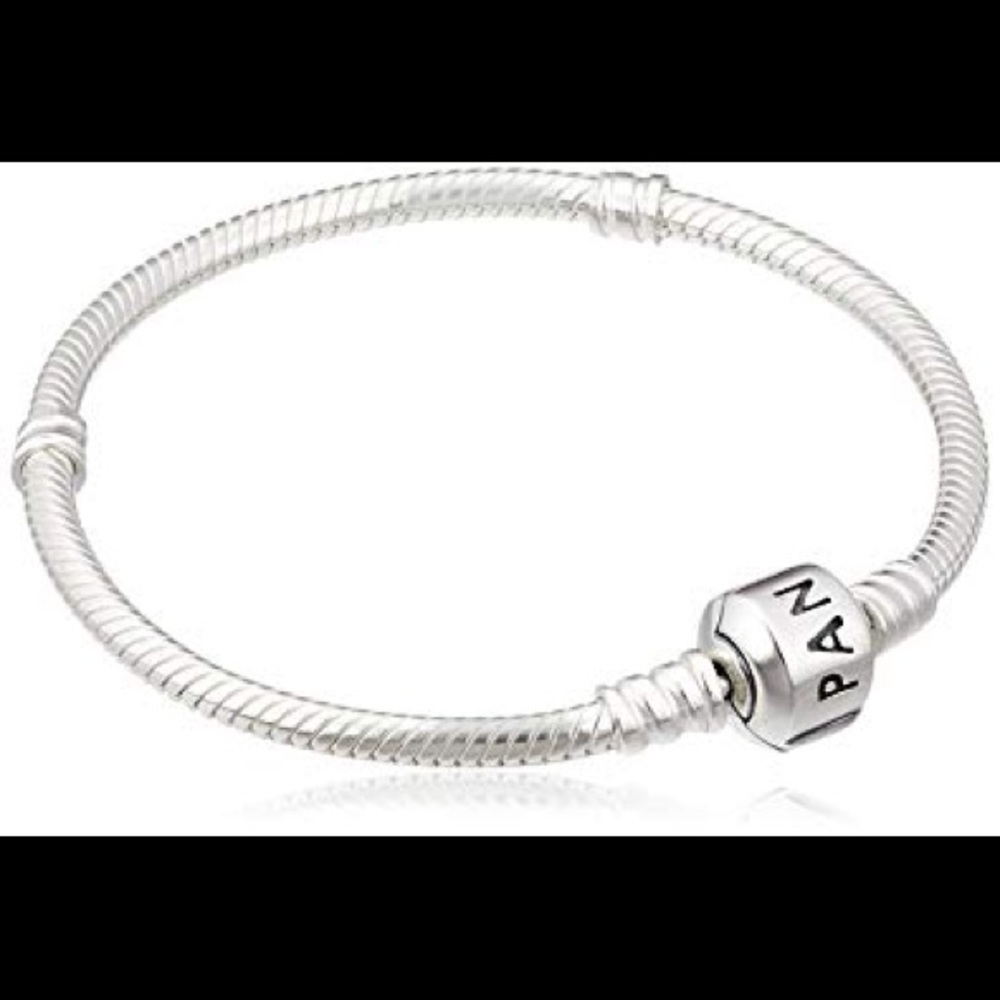 PANDORA CONIC SILVER CHARM BRACELET